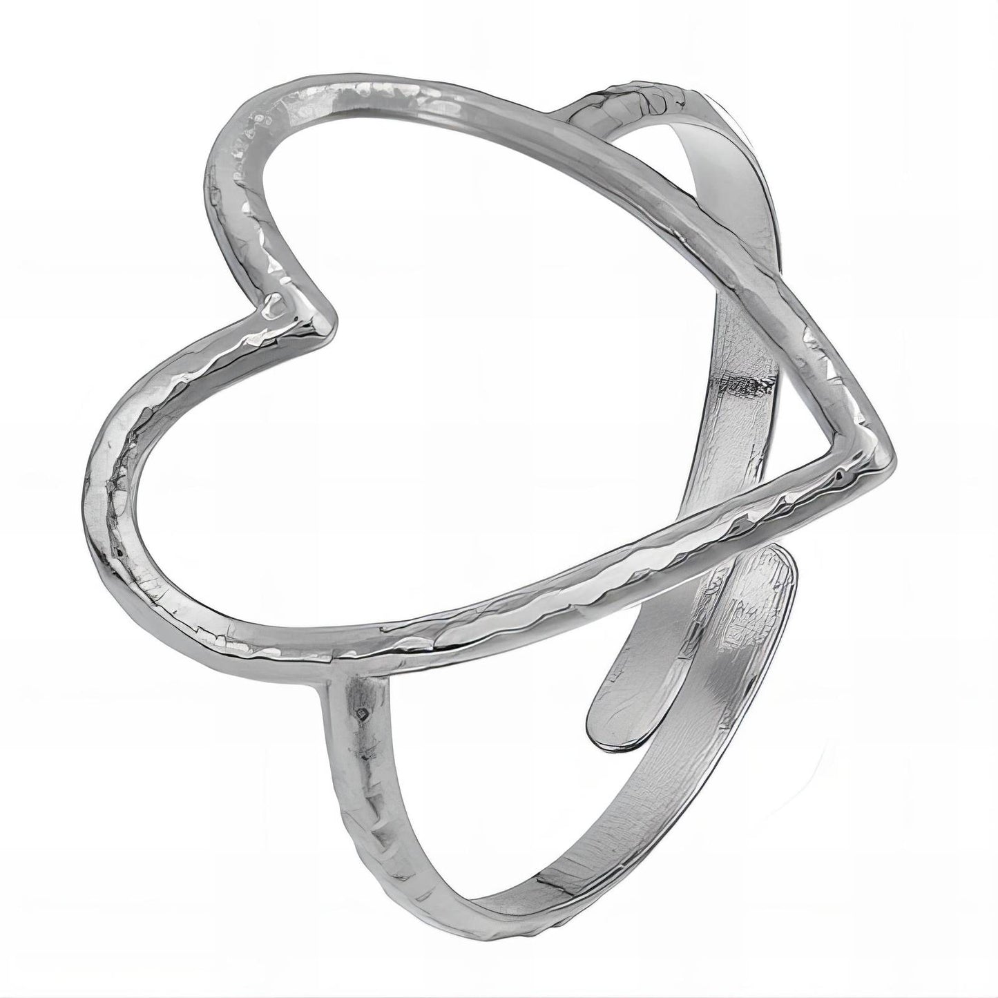 Stainless steel Heart finger ring, Intensity